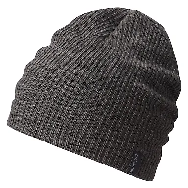 Columbia Sportswear 168220 Ale Creek Beanie CHARCOAL HEATHER front view