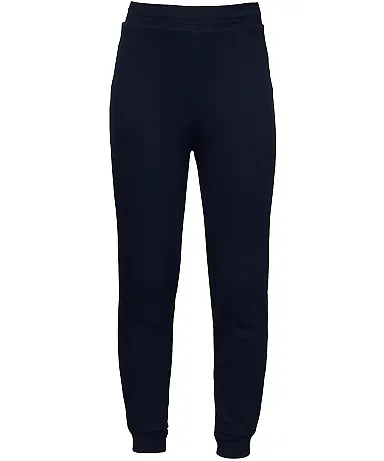 Bella + Canvas 3727Y Youth Jogger Sweatpant NAVY front view