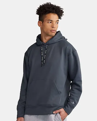 Champion Clothing CHP180 Sport Hooded Sweatshirt Stealth front view