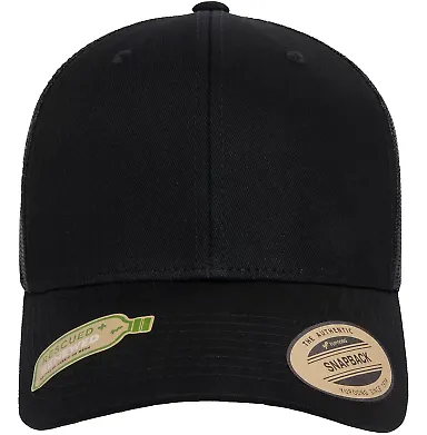 Yupoong-Flex Fit 6606R Sustainable Retro Trucker C in Black