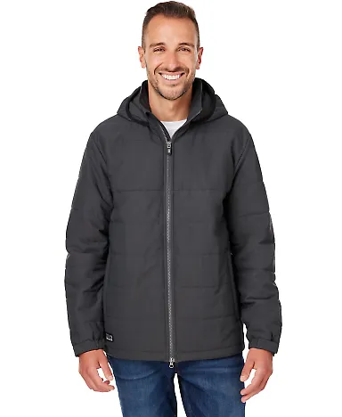 DRI DUCK 5323 Men's Quantum Puffer Jacket Graphite front view