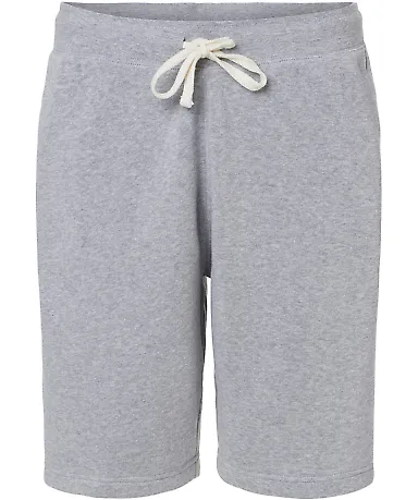 J America 8855 Triblend Fleece Shorts Grey Triblend front view