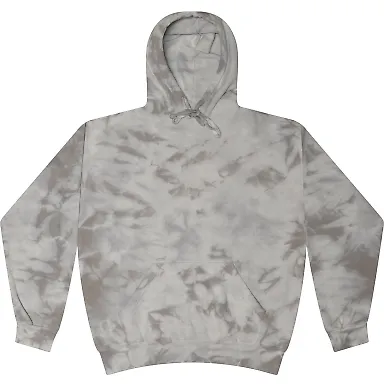 Tie-Dye 8790 Adult Unisex Crystal Wash Pullover Ho CRYSTAL SILVER front view