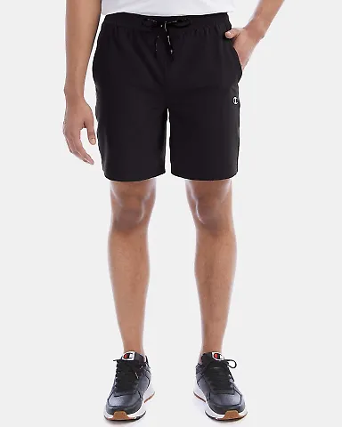 Champion Clothing CHP150 Woven City Sport Shorts Black front view