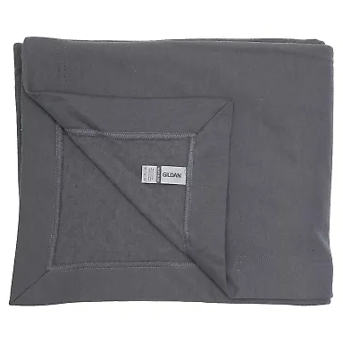 Plain Charcoal Sweatshirt Blanket