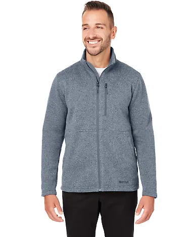 Marmot M14434 Men's Dropline Sweater Fleece Jacket STEEL ONYX front view