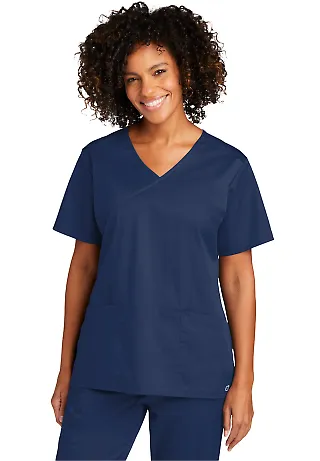 Wonder Wink WW4760 WonderWink Women's WorkFlex Navy front view