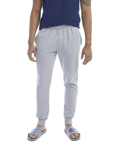 Champion Clothing P930 Powerblend® Fleece Joggers Light Steel front view