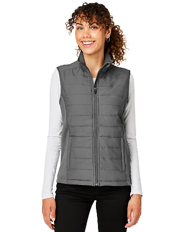 Devon and Jones DG706W Ladies' New Classics™ Cha GRPHT MLNGE/ GRP front view