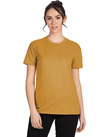 Next Level Apparel 6600 Ladies' Relaxed CVC T-Shir ANTIQUE GOLD front view