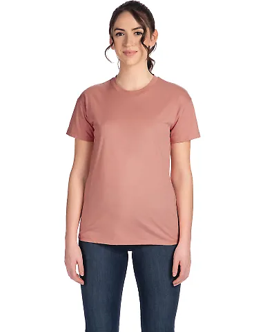 Next Level Apparel 3910 Ladies' Relaxed T-Shirt DESERT PINK front view