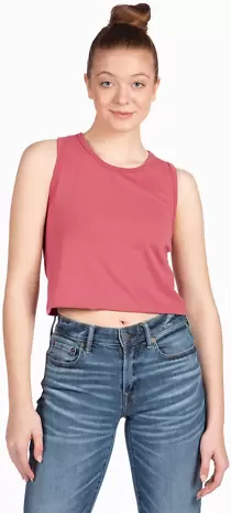 Next Level Apparel 5083 Ladies' Festival Cropped T SMOKED PAPRIKA front view