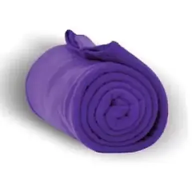 Liberty Bags 8700 Fleece Blanket in Purple front view