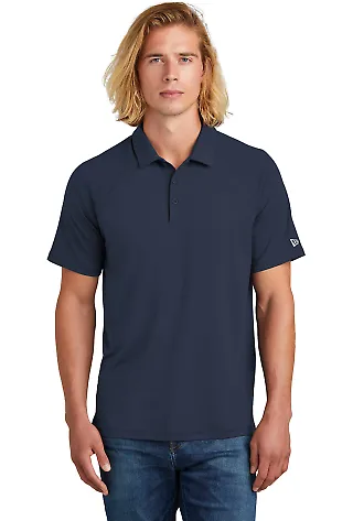 New Era NEA225 Power Polo TrueNavy front view