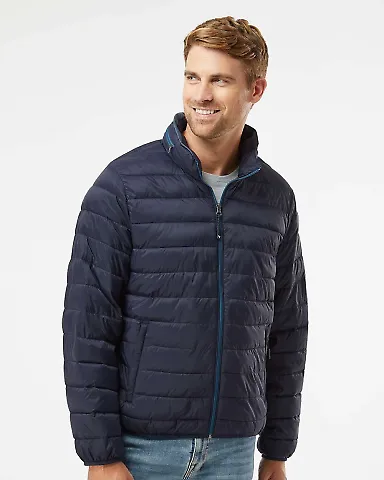 Weatherproof 211136 PillowPac Puffer Jacket Dark Navy front view
