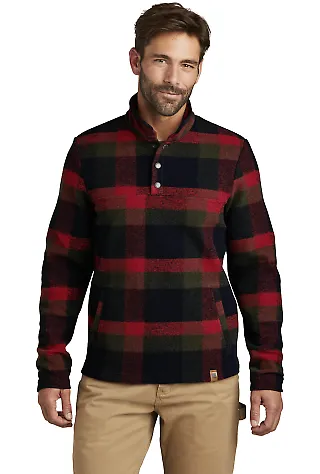 Russell Outdoor RU551 s Basin Snap Pullover RedPlaid front view