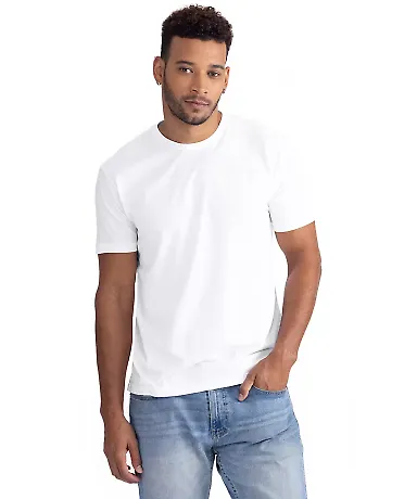 Next Level Apparel 3600SW Unisex Soft Wash T-Shirt in Washed white front view