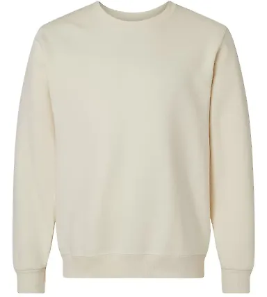 Jerzees 701MR Premium Eco Blend Ringspun Crewneck  in Sweet cream heather front view