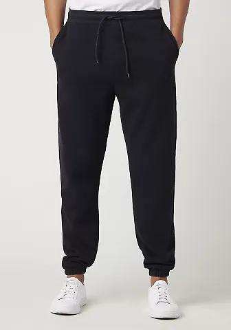 Cotton Heritage M7450 Lightweight Sweatpants in Black front view