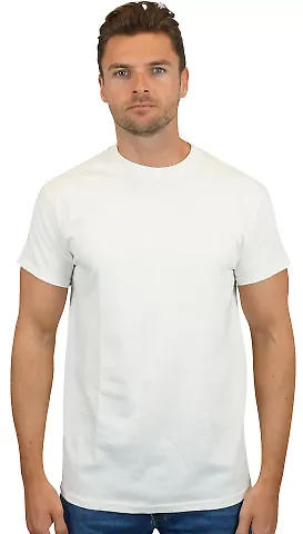 Gildan 5000 G500 Heavy Weight Cotton T-Shirt in Natural front view