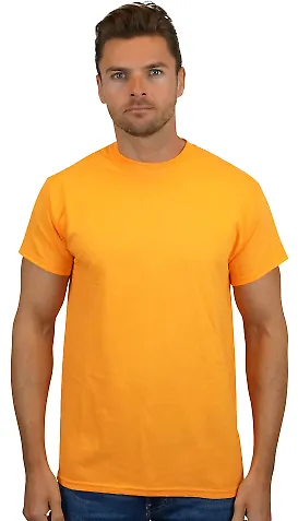 Gildan 5000 G500 Heavy Weight Cotton T-Shirt in Tennessee orange front view
