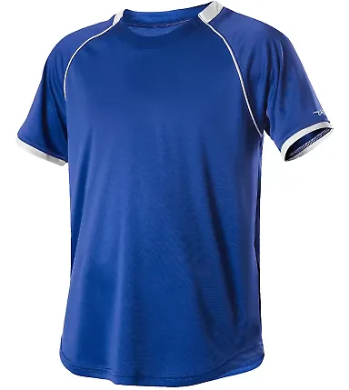 Alleson Athletic 508C1 Baseball Jersey in Royal/ white front view