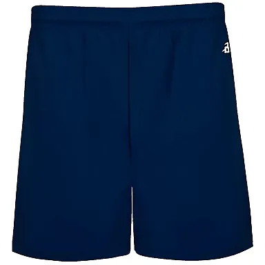 Badger Sportswear 2245 B-Core Youth 4" Shorts in Navy front view