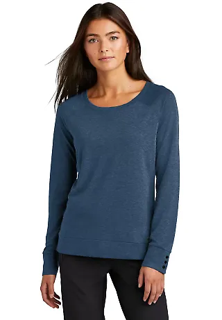 Ogio LOG150 OGIO Ladies Command Long Sleeve Scoop  in Sparblue front view