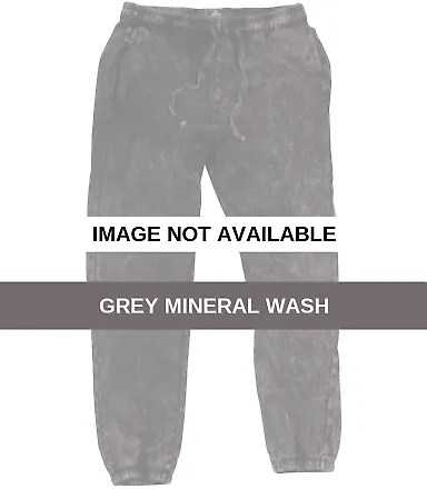Dyenomite 875VR Premium Fleece Sweatpants Grey Mineral Wash front view