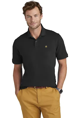 Brooks Brothers BB18200  Pima Cotton Pique Polo in Deepblack front view