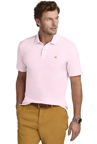 Brooks Brothers BB18200  Pima Cotton Pique Polo in Pearlpink front view