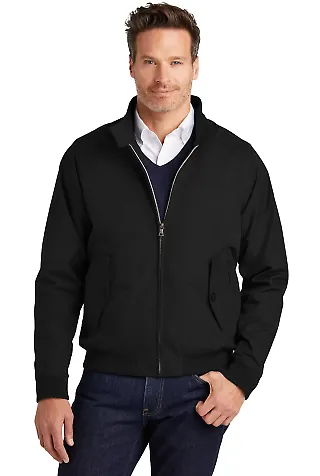 Brooks Brothers BB18604  Bomber Jacket in Deepblack front view