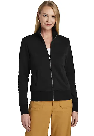 Brooks Brothers BB18211 Women's Double-Knit Full- in Deepblack front view