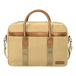 Brooks Brothers BB18830  Wells Briefcase in Ledgerkhk front view