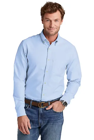 Brooks Brothers BB18004  Casual Oxford Cloth Shirt in Newportblu front view