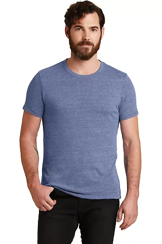 Alternative Apparel 1973 Unisex Eco-Jersey™ Crew in Eco pacific blue front view