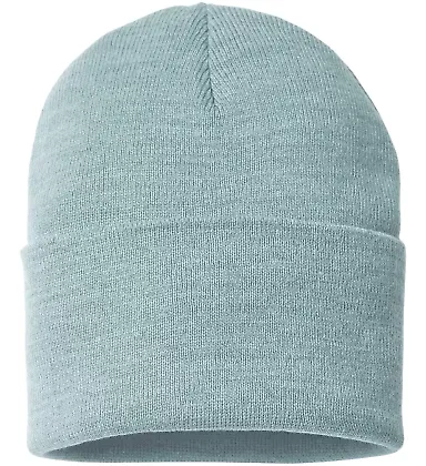 Atlantis Headwear PURE Sustainable Knit in Light blue front view
