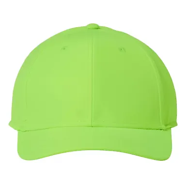 Atlantis Headwear REFE Sustainable Recy Feel Cap in Green fluorescent front view