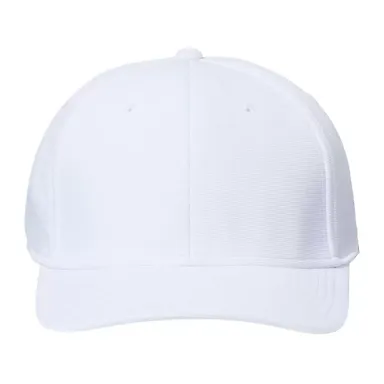 Atlantis Headwear SAND Sustainable Performance Cap in White front view