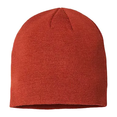 Atlantis Headwear HOLLY Sustainable Beanie in Rusty front view