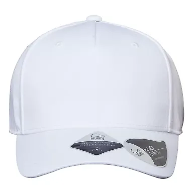 Atlantis Headwear FIJI Sustainable Five-Panel Cap in White front view