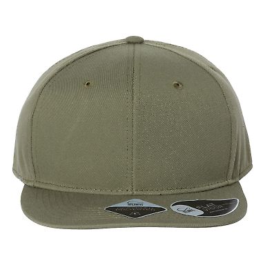 Atlantis Headwear JAMES Sustainable Flat Bill Cap in Olive