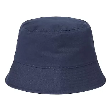 Atlantis Headwear POWELL Sustainable Bucket Hat in Navy front view