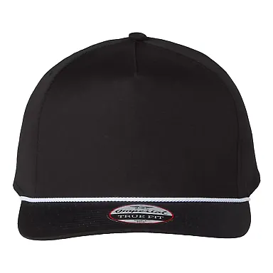 Imperial 5056 The Barnes Cap in Black/ white front view