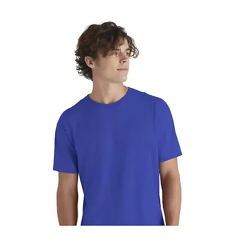 11730 Delta Apparel Adult Short Sleeve 5.2 oz. Tee in Royal front view