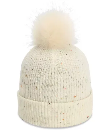Imperial 6014 The Montage Pom Knit in Putty front view
