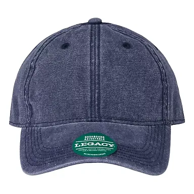 Legacy DTAST Dashboard Solid Twill Cap in Navy front view