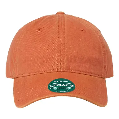 Legacy OFAST Old Favorite Solid Twill Cap in Orange front view