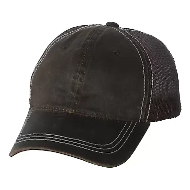 Outdoor Cap HPD610M Weathered Mesh-Back Cap in Brown front view