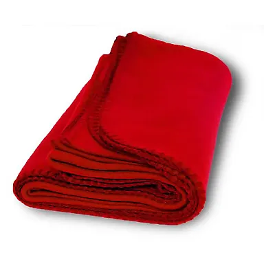 Alpine Fleece 8711 Value Blanket in Red front view